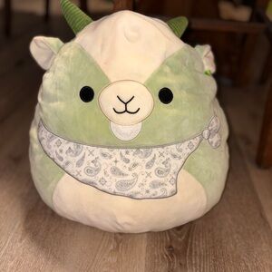 Squishmallows Palmer the Goat with Bandana 14”